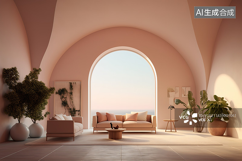 【AI数字艺术】室内空间设计图片素材