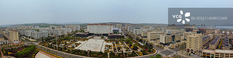 朝阳县 地标 人民广场 寻龙岛 龙文路 航拍图片素材