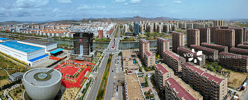 平泉市 地标 文魁公园 油画城  游泳馆 亮达国际 山庄集团图片素材