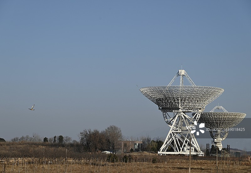 密云不老屯天文台三体图片素材