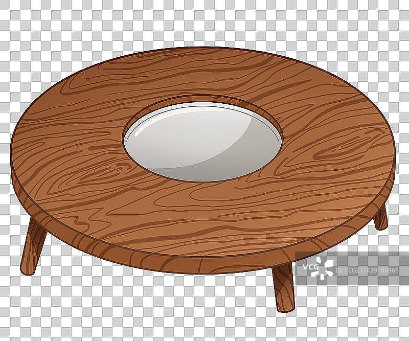 围炉冰茶矮桌图片素材