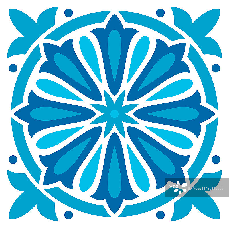 摩洛哥瓷砖图案图片素材