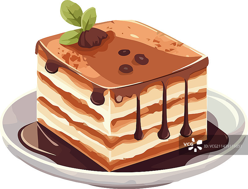 鲜奶油巧克力分层蛋糕图片素材