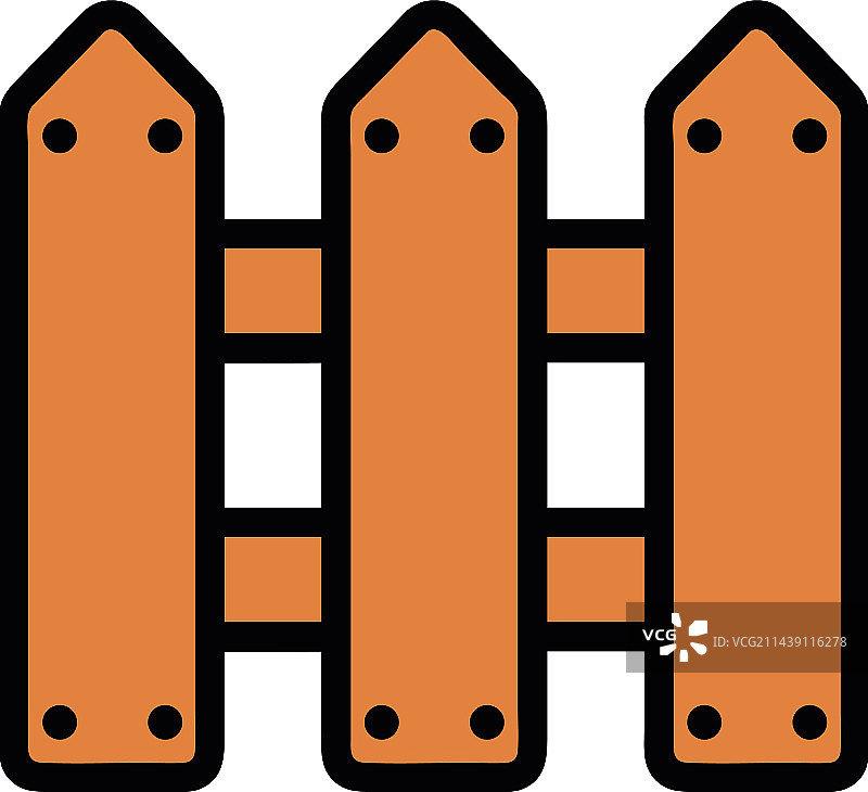 木栅栏图片素材