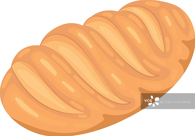 完整面包图标图片素材