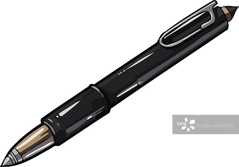 手写圆珠笔文具图片素材