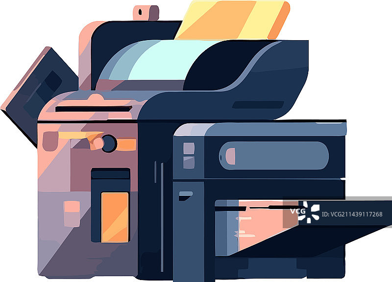 现代科技打印机图标图片素材