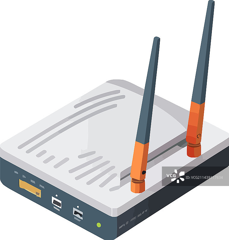 现代办公室无线路由器图片素材