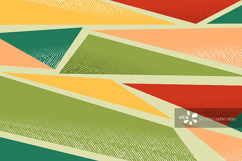 卡通扁平拼接图案设计创造包装礼物礼盒复古风格图形广告电商促销优惠抽象现代购物节消费网购背景矢量插画图片素材