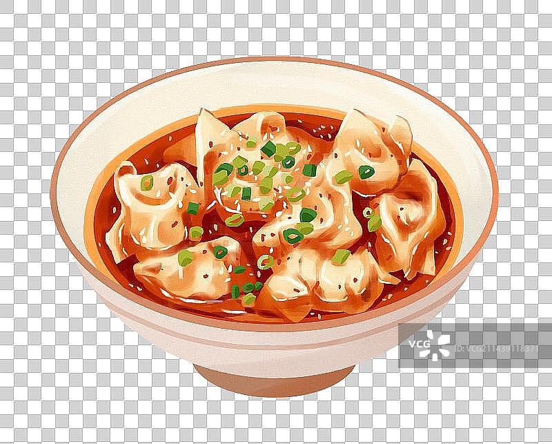 红油抄手图片素材