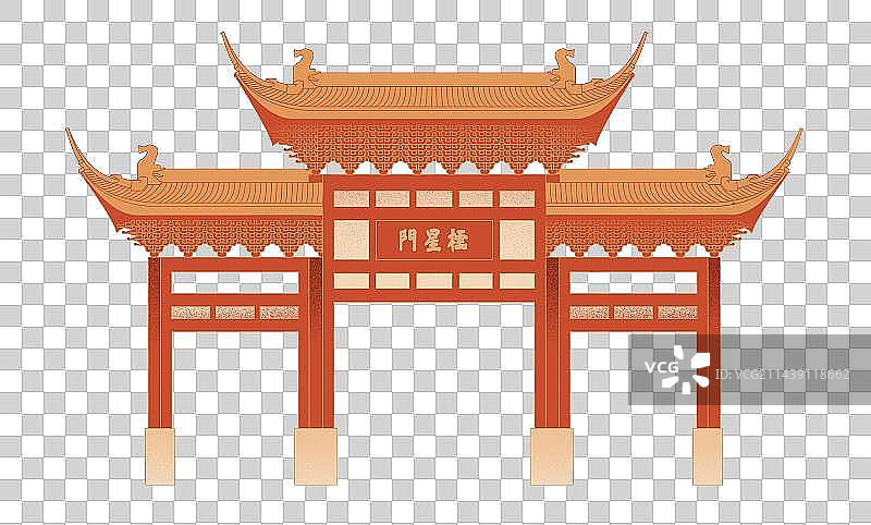 南京建筑插画图片素材