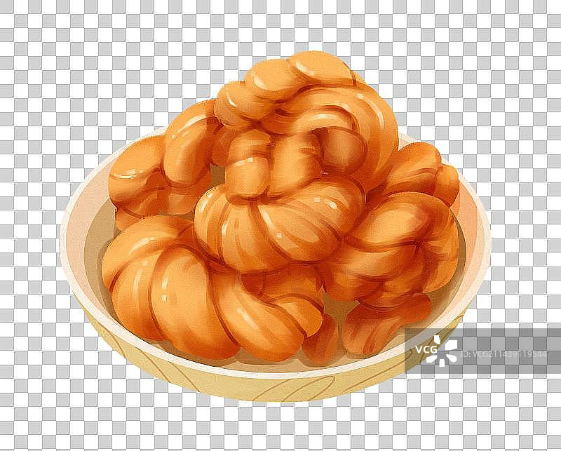 手工麻花图片素材