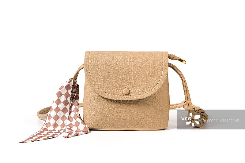 白色背景上的时尚女包图片素材