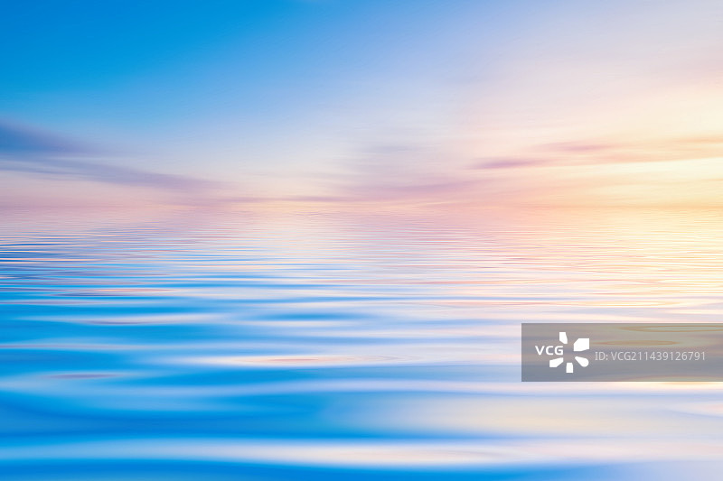 太湖苏州湾日出天空云彩倒影景观风光图片素材