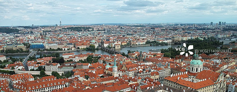 布拉格的屋顶图片素材