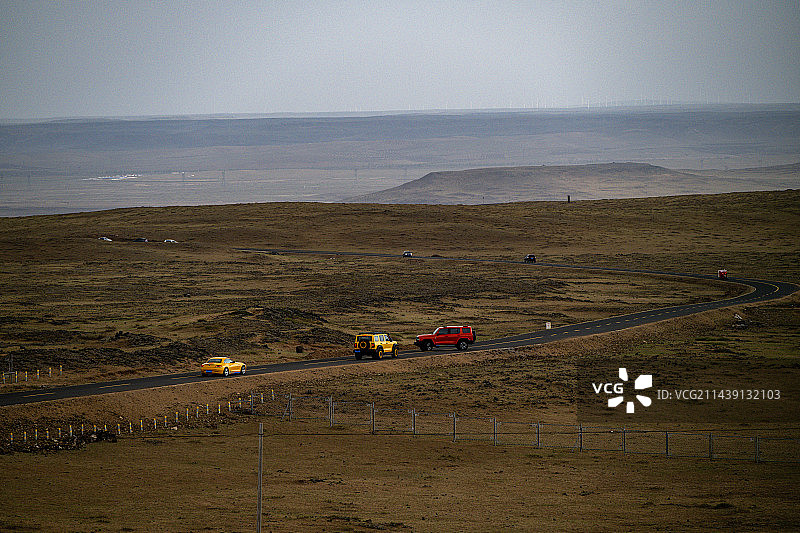 内蒙古草原风车图片素材