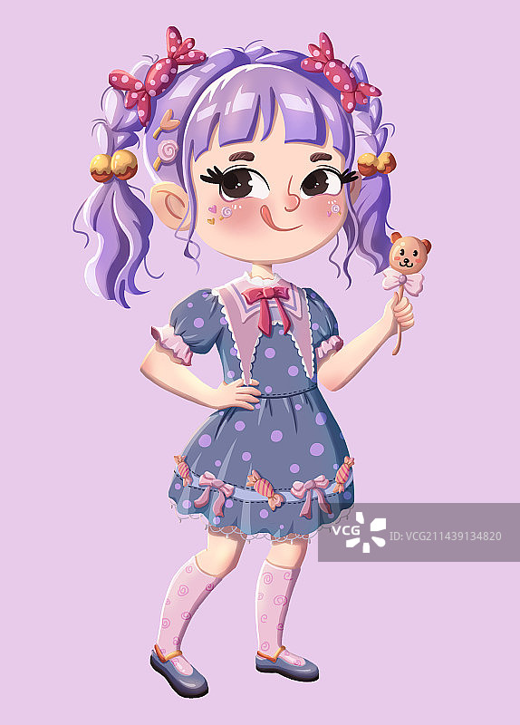 糖果女孩1图片素材