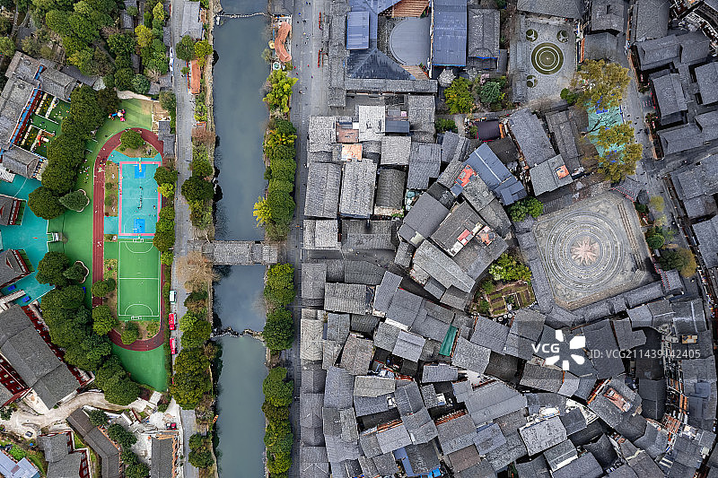 贵州黔东南 西江千户苗寨 航拍图片素材