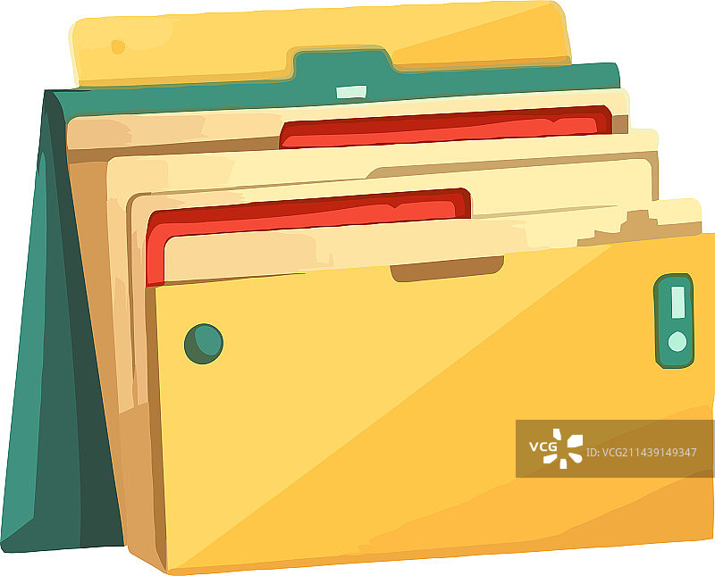 活页夹存储档案文件图片素材