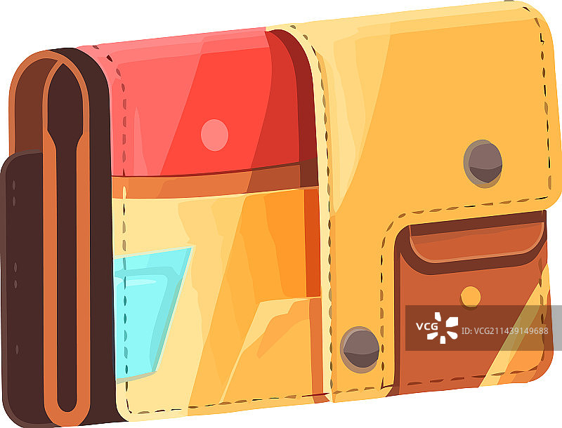 皮革包财富图片素材