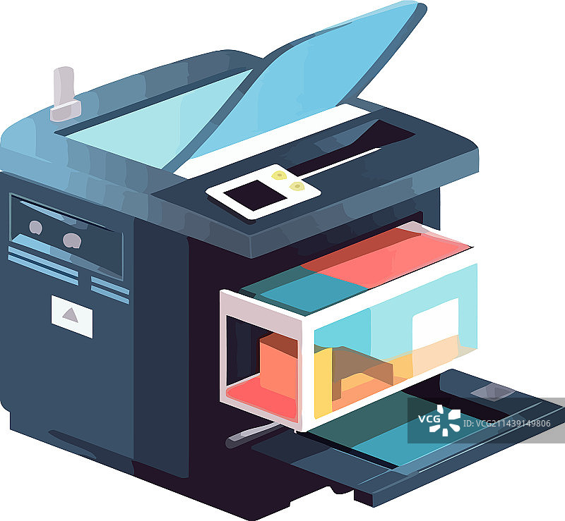 现代设备 3D 打印机图片素材