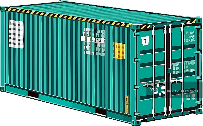 运输重型商品的集装箱货轮图片素材