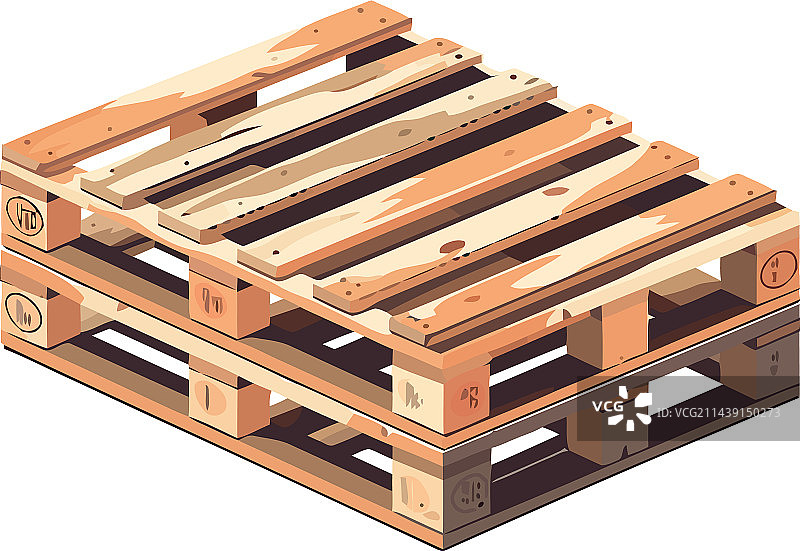 仓库用托盘木材图片素材