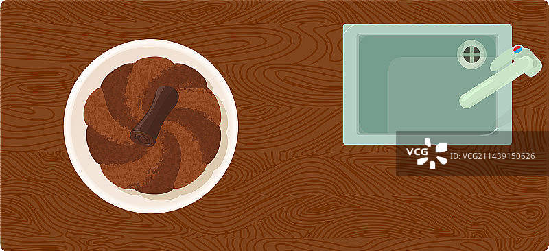 邦特蛋糕图标2.5D巧克力邦特图片素材