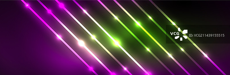 霓虹灯发光流体波线神奇能量空间图片素材