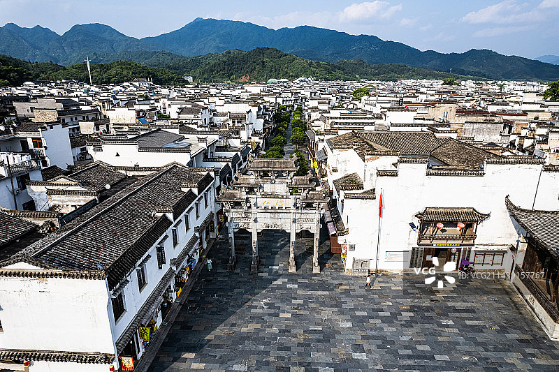 婺源江湾村图片素材