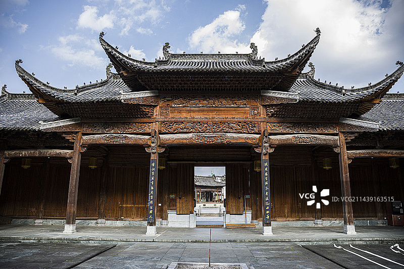 婺源江湾村图片素材