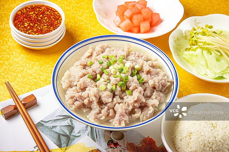 骨汤滑肉图片素材