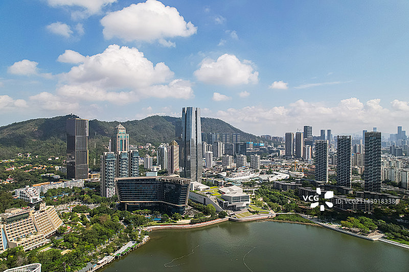 深圳海上世界文化艺术中心航拍图片素材