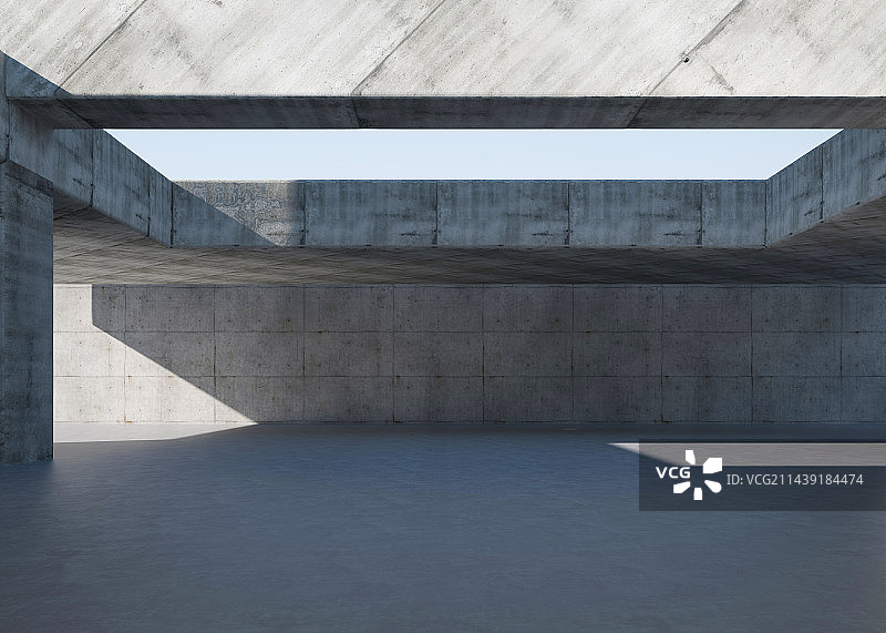 混凝土科幻建筑图片素材