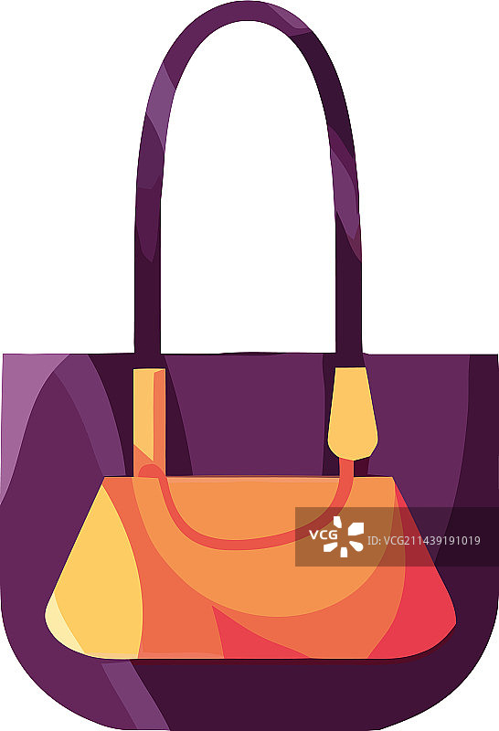 现代时尚奢华紫色包图片素材