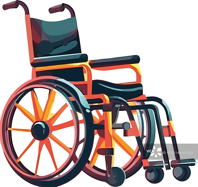 用作交通工具的轮椅图片素材