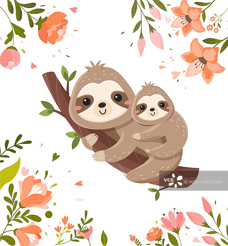 可爱树懒banner图片素材