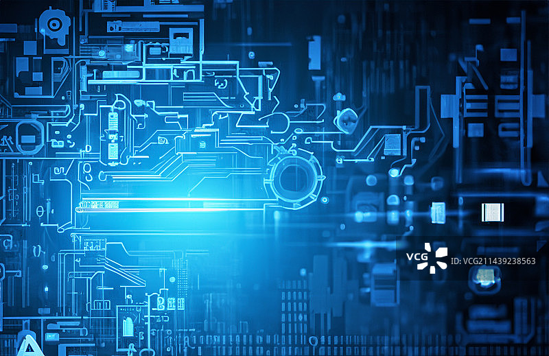 科技感线条图片素材