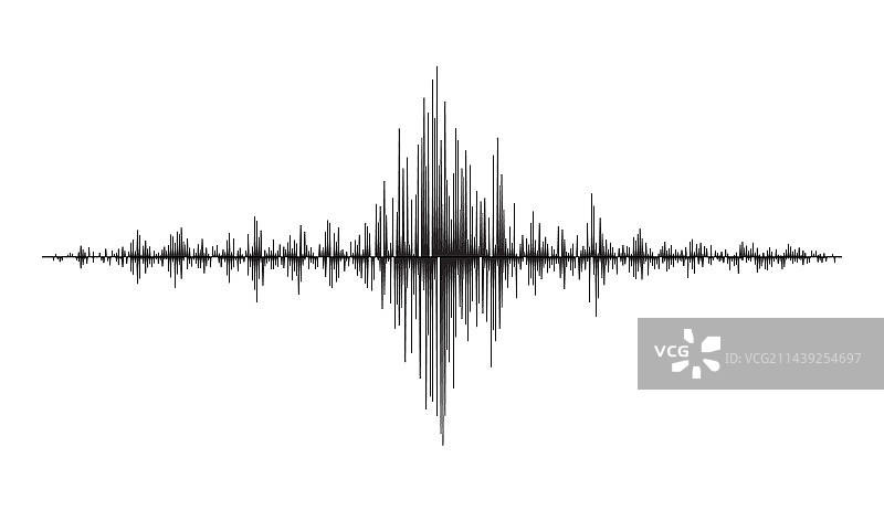 地震仪波形地震频率图片素材