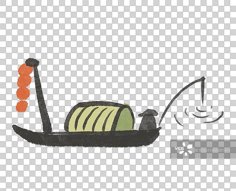 江南水乡元素图片素材