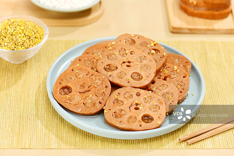 桂花糯米藕图片素材