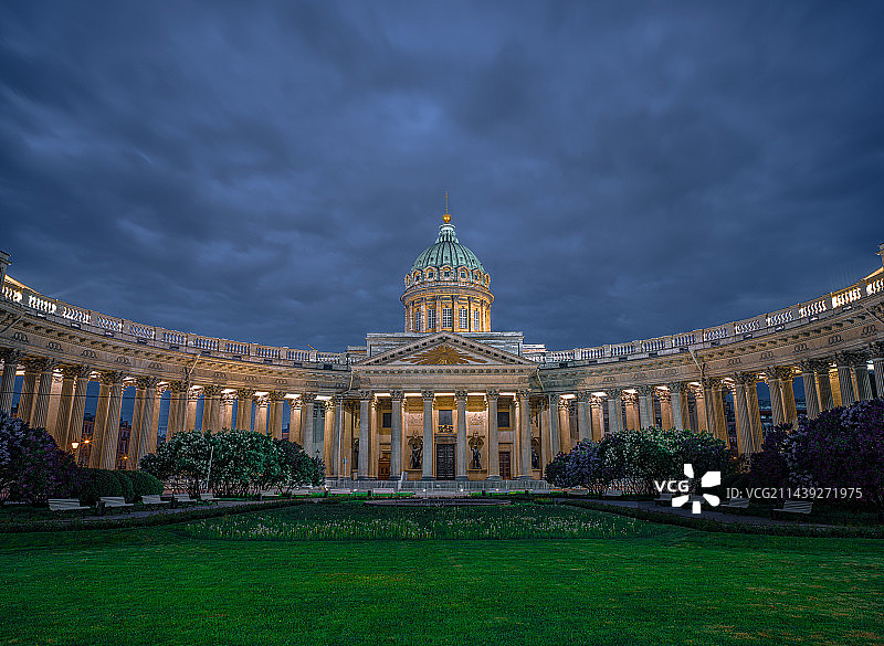 俄罗斯圣彼得堡喀山大教堂图片素材