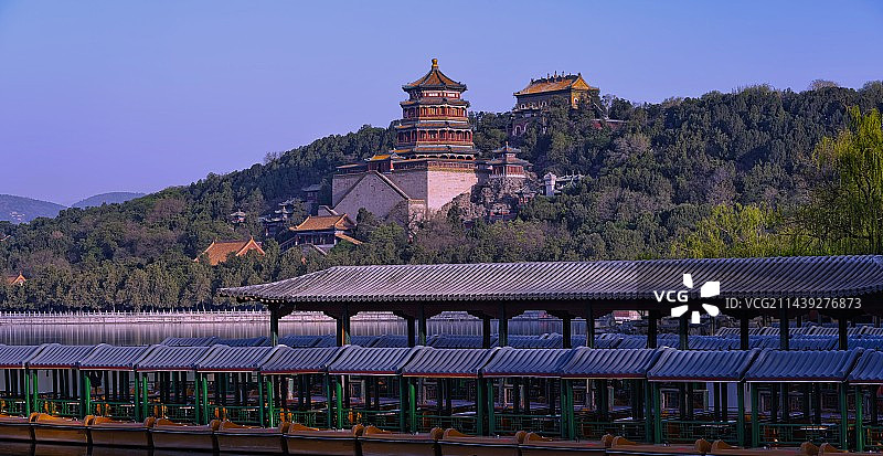 颐和园佛香阁图片素材