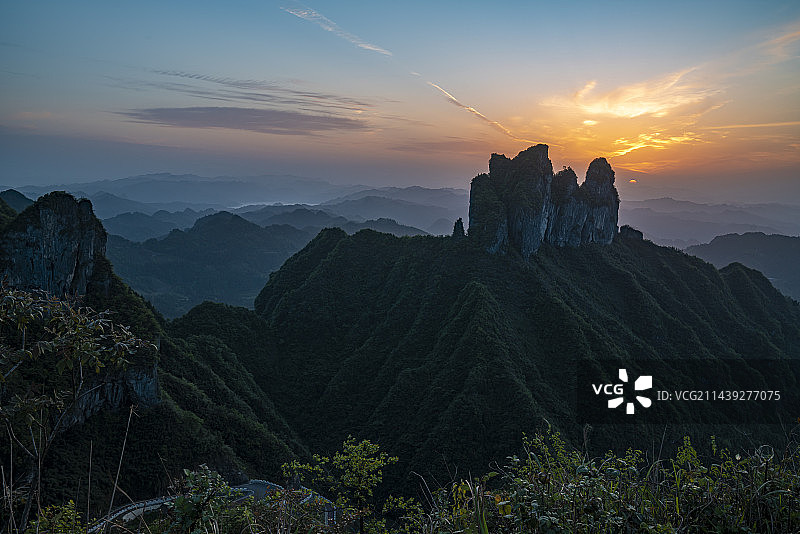 湖南湘西吕洞山图片素材