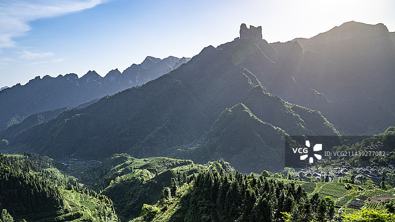 湖南湘西吕洞山图片素材