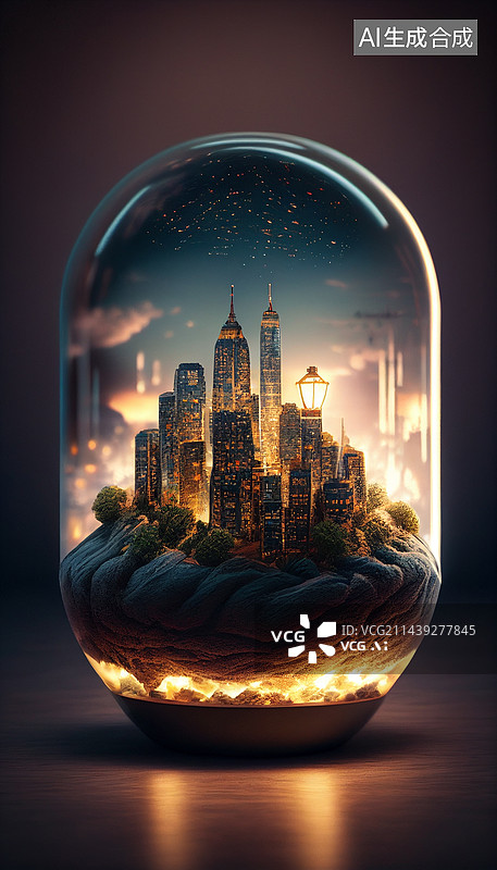 【AI数字艺术】创意插画图片素材