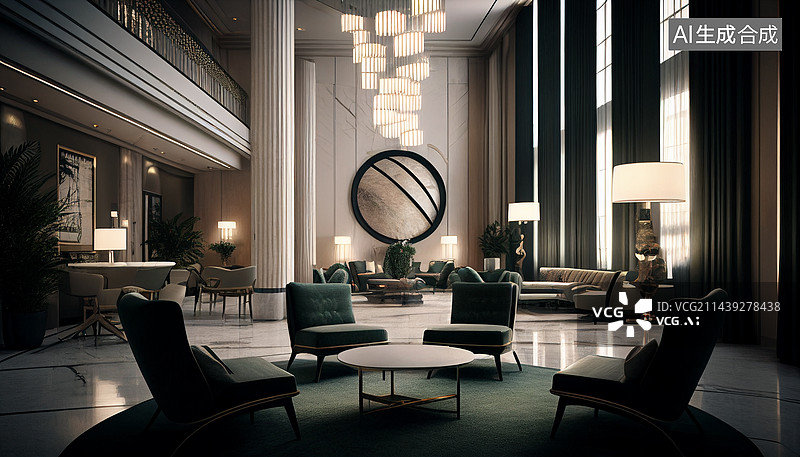 【AI数字艺术】AI生成的插图创意空间图片素材