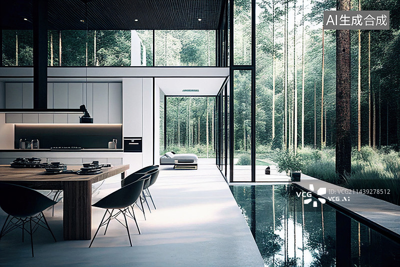 【AI数字艺术】AI生成的插图创意空间图片素材