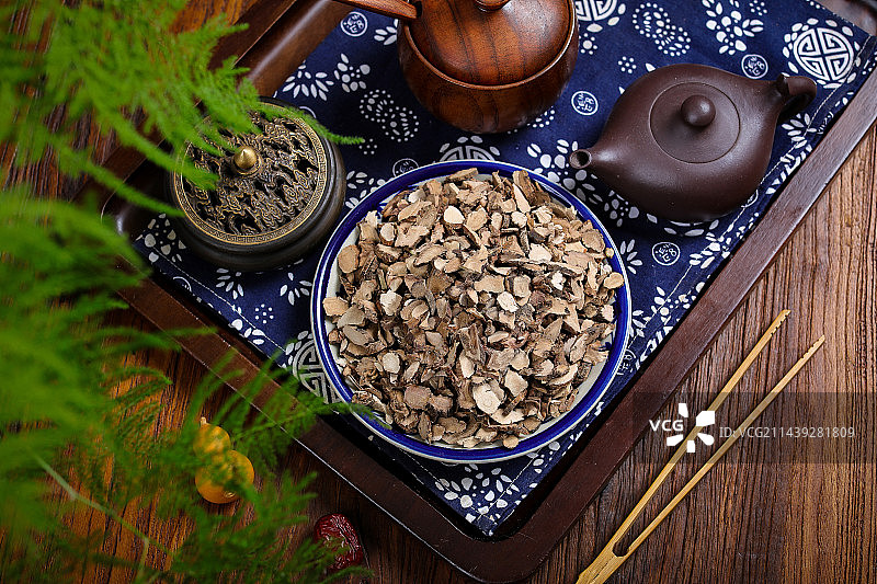 传统中医中草药材石菖蒲叶图片素材