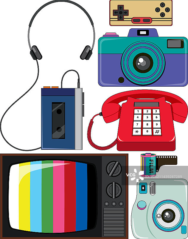 复古物品合集图片素材